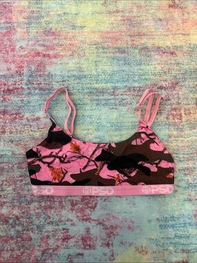 PSD Pink Camo Adjustable Sports Bralette